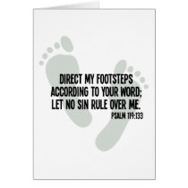 Direct My Footsteps According to Your Word cards