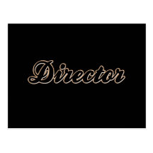 Directeur Baseball Style Carte Postale