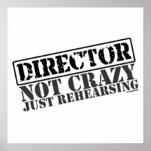 Directeur : Juste préparation non folle Affiche