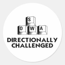 Directionnellement contesté autocollants