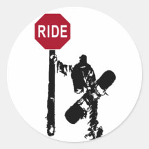 directions... ride? round stickers