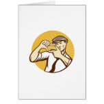 Director Movie Maker Framing Shot With Hands Greeting Cards