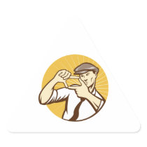 Director Movie Maker Framing Shot With Hands Sticker