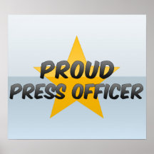 Dirigeant fier de presse affiches