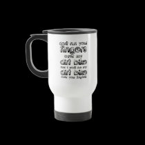 Dirt Bike Fingers Funny Motocross Travel  Mug mugs