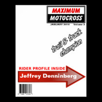 Dirt Bike Motocross Magazine Cover Poster posters