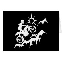 Dirt Bike Mountain Card