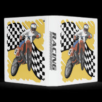 Dirt Bike Racing Binder torcycle binders