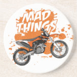 Dirt race drink coaster