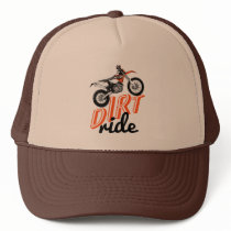 Dirt racing trucker hat
