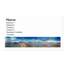 Dirt Road Panorama Business Card