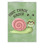 Dirt Track Racer Greeting Card