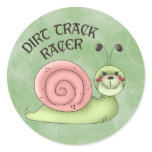 Dirt Track Racer Stickers