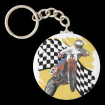 Dirtbike Racing keychains