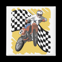Dirtbike Racing magnets