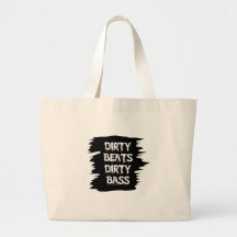 Dirty Bass Tote Bags