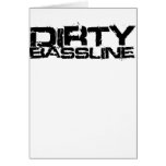 Dirty Bassline Dubstep Greeting Cards