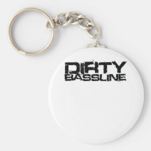 Dirty Bassline Dubstep Key Chains