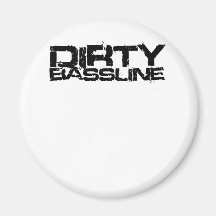 Dirty Bassline Dubstep Refrigerator Magnets