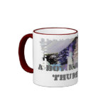 Dirty Border Ringer Mug