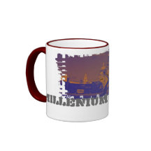 Dirty Border Ringer Mug
