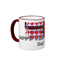Dirty Border Ringer Mug