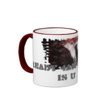 Dirty Border Ringer Mug