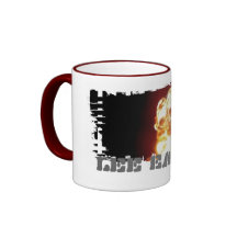 Dirty Border Ringer Mug