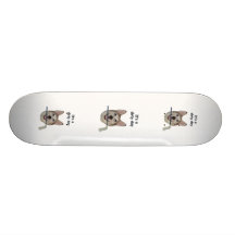 Dirty Day Dog Pee Humour Skateboard