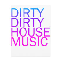 Dirty Dirty House Music Post Card