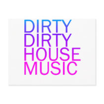 Dirty Dirty House Music Post Cards