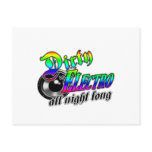 DIRTY ELECTRO all night long Postcards