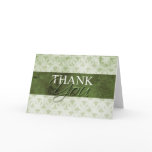Dirty Green Thank You Cards