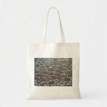 Dirty Old Stone Wall With Lichens Canvas Bags