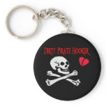 Dirty pirate Hooker Key chain