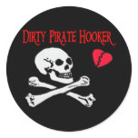 Dirty pirate hooker Stickers