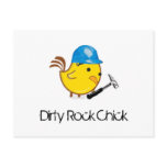Dirty Rock Chick Postcards