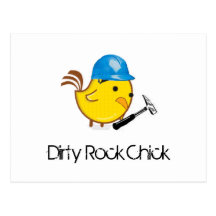 Dirty Rock Chick Postcards