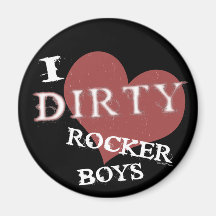 Dirty Rocker Boys Blk Magnet