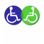 DISABILITY COLOR COUPLE LOVE t-shirts