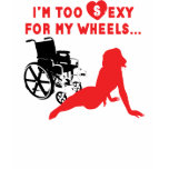 Disability humour - Shirts for disabled girls/wome