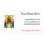 Disabled Boy Business Cards