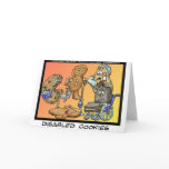 Disabled Cookies Funny Gifts & Collectibles Greeting Card
