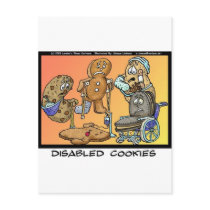 Disabled Cookies Funny Gifts & Collectibles Postcards