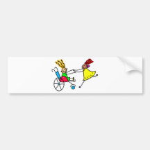 Disabled Friends Bumper Stickers