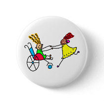 Disabled Friends Pin