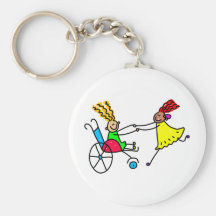 Disabled Friends Key Chains