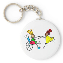 Disabled Friends Key Chains