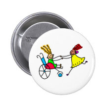 Disabled Friends Pin