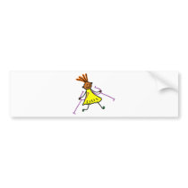 Disabled Girl Bumper Stickers